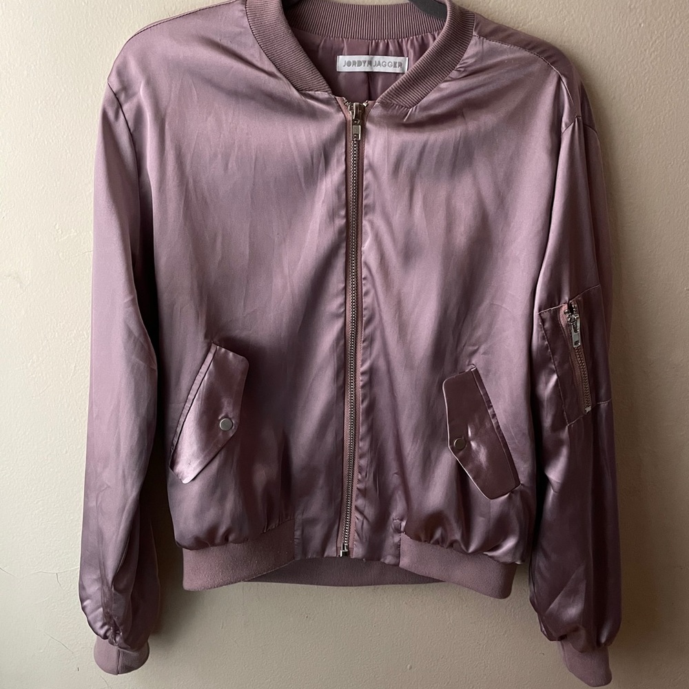 Jordyn Jagger Pink Bomber Jacket